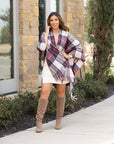 The Blair One Size Shawl/Ponchos