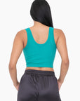 Mono B Ribbed Seamless Cropped Tank Top