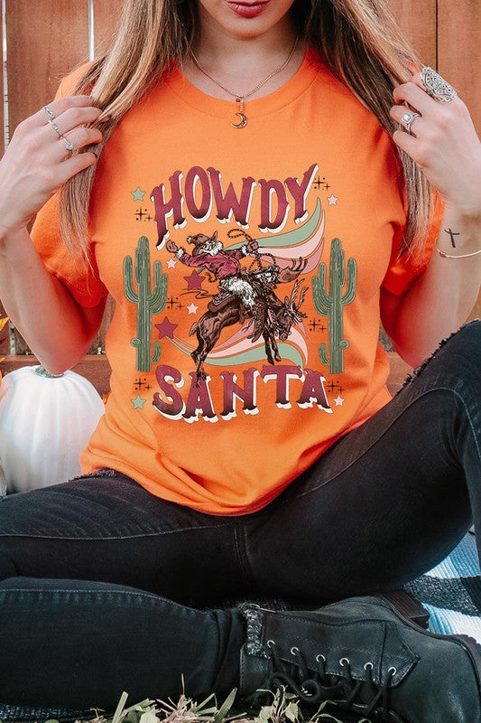 Howdy Santa Graphic Tee