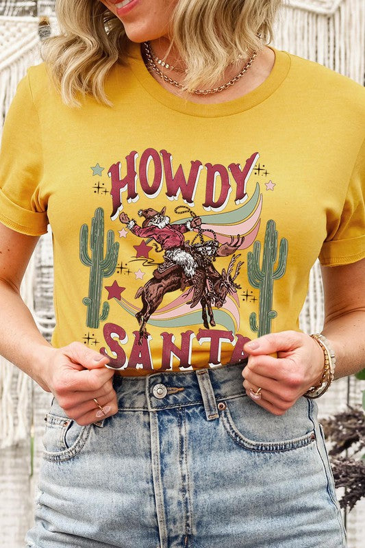 Howdy Santa Graphic Tee