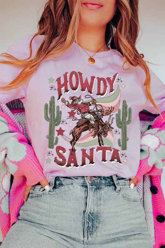 Howdy Santa Graphic Tee