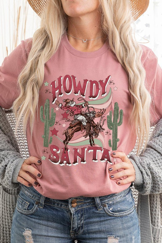 Howdy Santa Graphic Tee