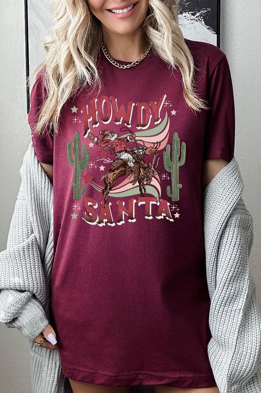 Howdy Santa Graphic Tee