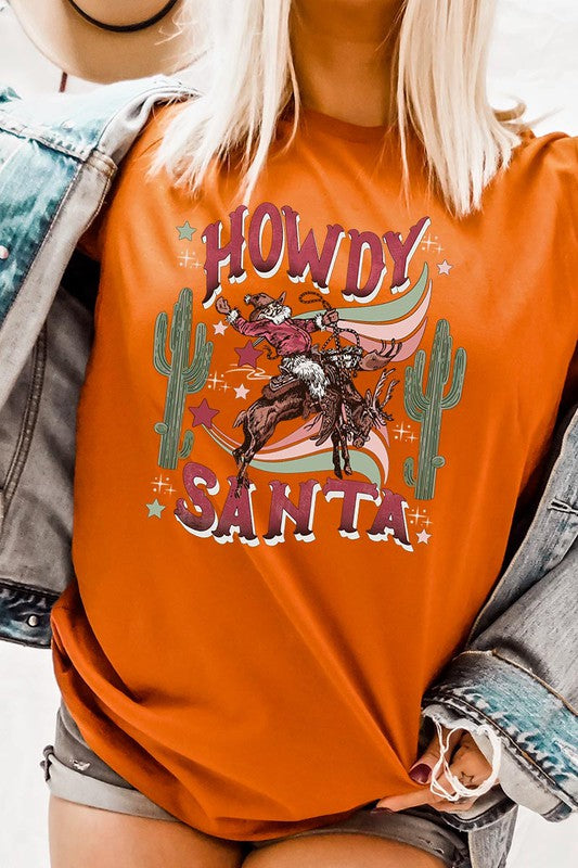 Howdy Santa Graphic Tee