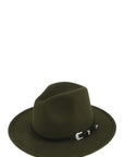 Basic Buckle Fedora Hat