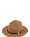 Basic Buckle Fedora Hat