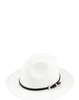 Basic Buckle Fedora Hat