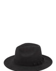 Three Ring Decorated Suede Feel Fedora Hat