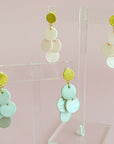 Shell Disc Chandelier Earring