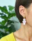 Shell Disc Chandelier Earring