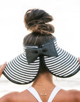 Foldable Bow Stripe Visor