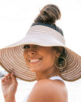 Foldable Bow Stripe Visor