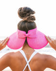 Foldable Wide Brim Bow Visor