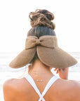 Foldable Wide Brim Bow Visor