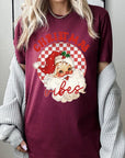 Christmas Vibes Santa Graphic Tee