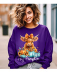 PLUS Hey Pumpkin Highland Cow Sweatshirt