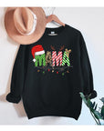 Mama Claus Fleece Graphic Sweatshirt