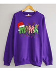 Mama Claus Fleece Graphic Sweatshirt