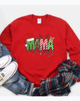 Mama Claus Fleece Graphic Sweatshirt