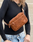 Presly Vegan Leather Everywhere Sling Belt Bag