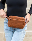 Presly Vegan Leather Everywhere Sling Belt Bag