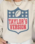 Taylor's Version Football Graphic Sweatshirt