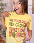 Groovy Christmas Graphic T-Shirt