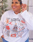 Christmas Things Graphic BF Long Sleeve T-Shirt