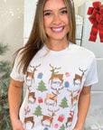 All the Reindeer Graphic T-Shirt