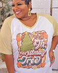 Oh Christmas Tree Graphic V-Neck