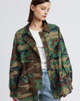 Camouflaged Oversized Jacket by Emory Park