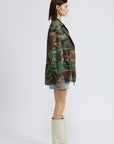 Camouflaged Oversized Jacket by Emory Park