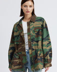 Camouflaged Oversized Jacket by Emory Park