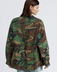 Camouflaged Oversized Jacket by Emory Park