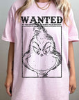 Wanted Grinch Christmas Graphic Tee