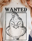 Wanted Grinch Christmas Graphic Tee