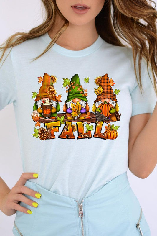 Gnomes Fall Pumpking Graphic Tee