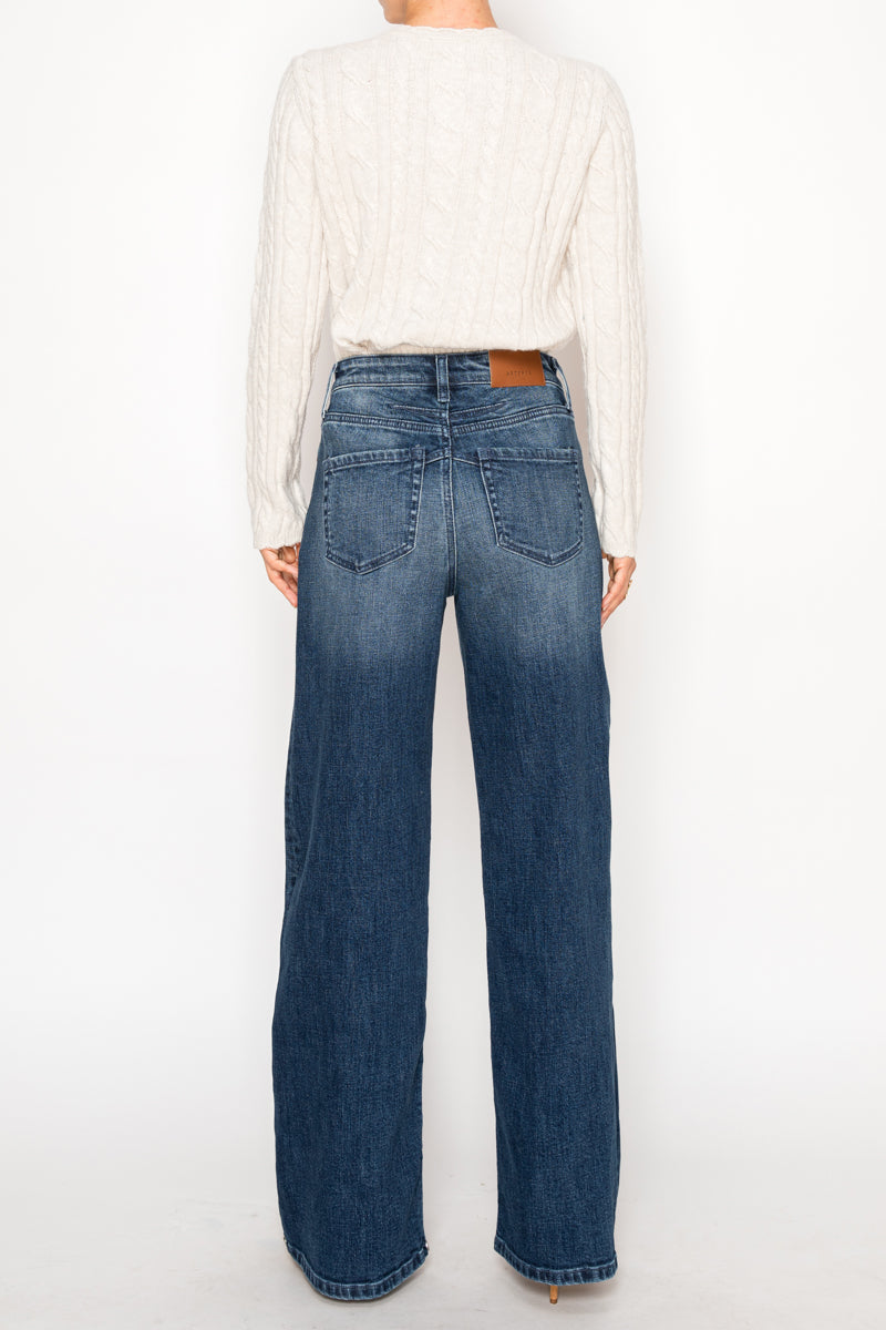 Artemis Vintage |TUMMY CONTROL HIGH RISE A-WIDE JEANS