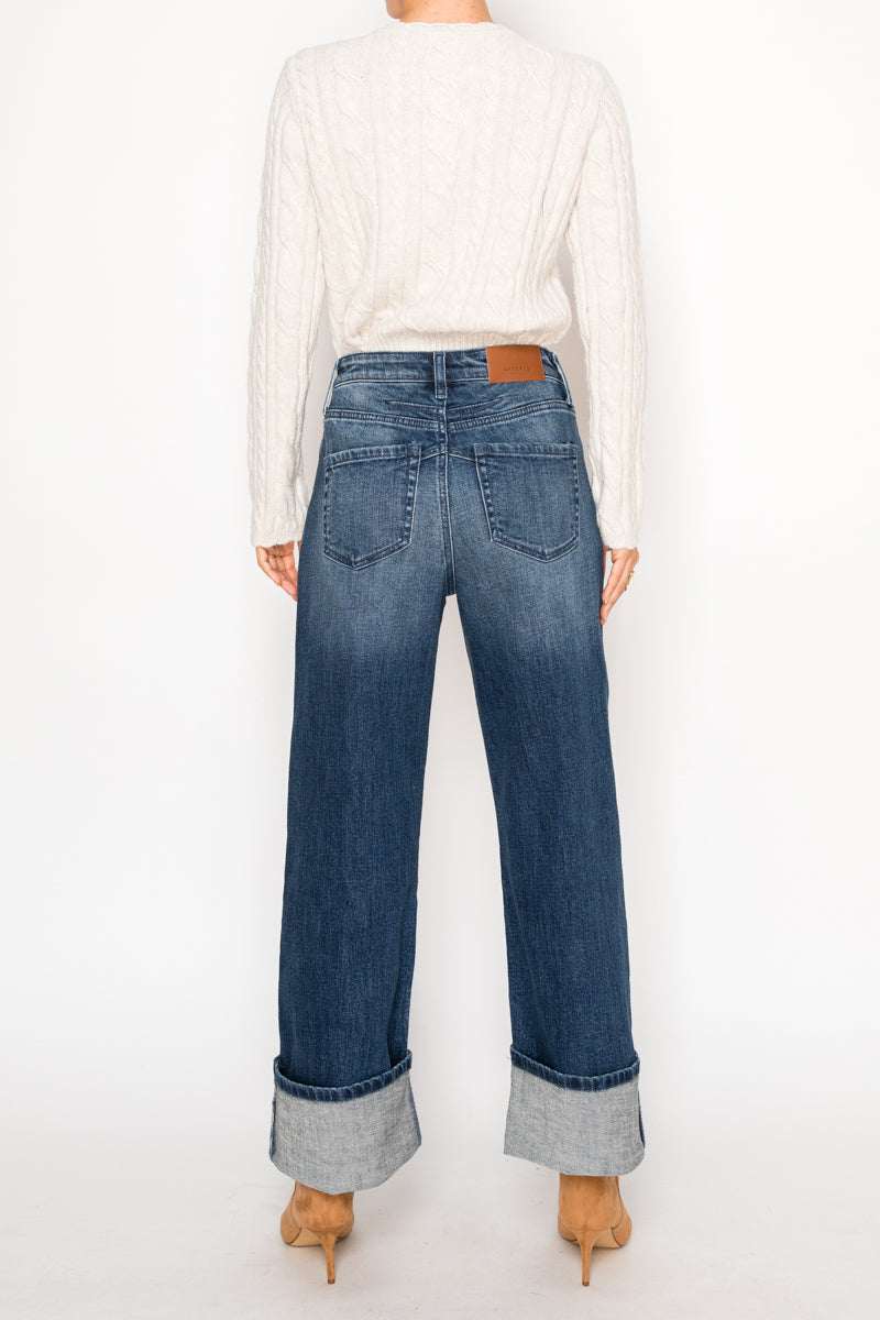 Artemis Vintage |TUMMY CONTROL HIGH RISE A-WIDE JEANS