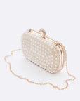 Pearl Statement Convertible Box Clutch