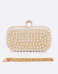 Pearl Statement Convertible Box Clutch