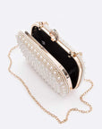 Pearl Statement Convertible Box Clutch