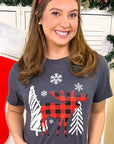 Winter Moose Graphic T-Shirt