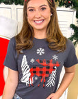 Winter Moose Graphic T-Shirt