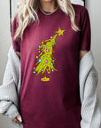 Grinch Christmas Tree Graphic Tee