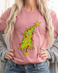 Grinch Christmas Tree Graphic Tee