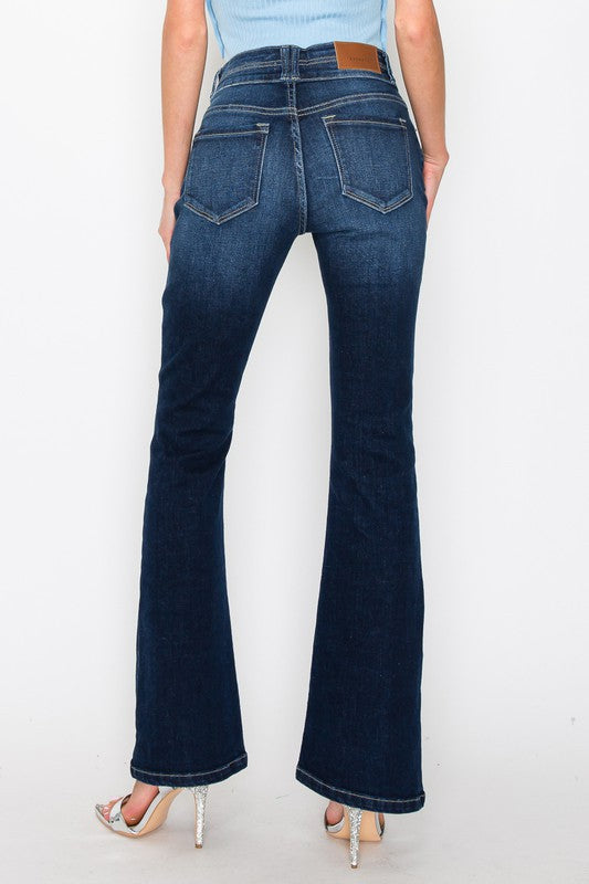Artemis Vintage Tummy Control High Rise Double Waist Bootcut Jeans