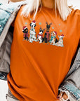 Christmas Dogs Short Sleeve Graphic Tee