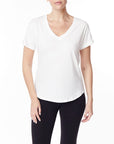 Fabina Cotton Jersey V-Neck On Her Day Top