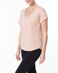 Fabina Cotton Jersey V-Neck On Her Day Top